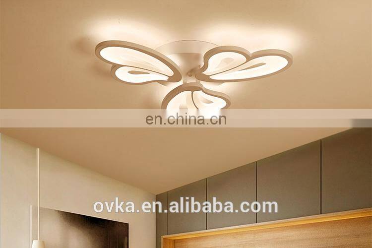 Creative butterfly model acrylic LED ceiling light for home