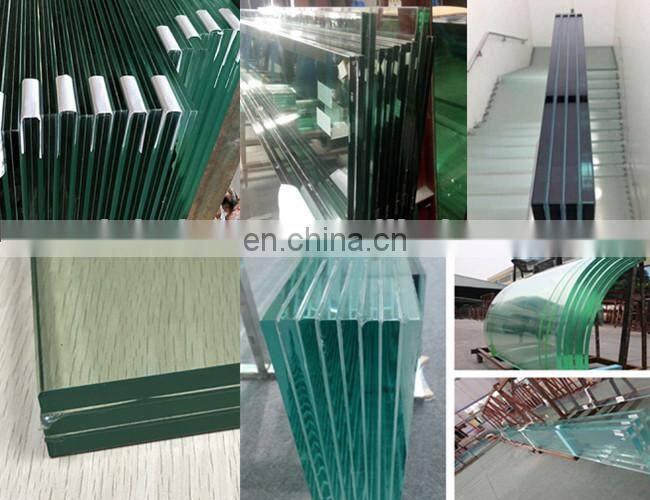 Best quality sound reduction clear PVB laminated glass cost per square foot