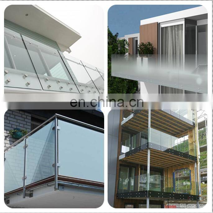 decks/balcony/verandah/terrace glass tempered laminated glass wholesale price