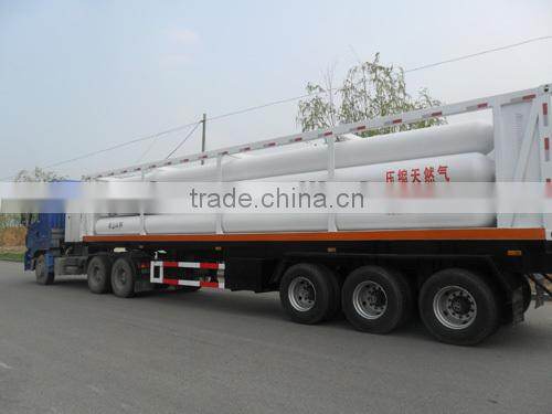 20Mpa 8 tube bundle type semi trailer of China Yukun made