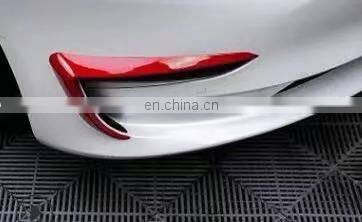 Used For Tesla Model 3 Style Carbon Fiber Front bumper trim for New Tesla model 3 Auto accessories