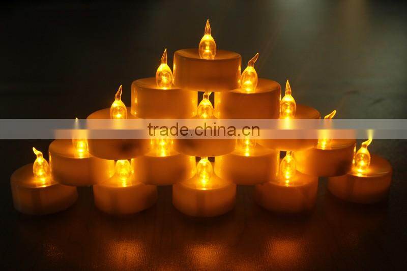 Hot sale color changing led candle flickering light for party
