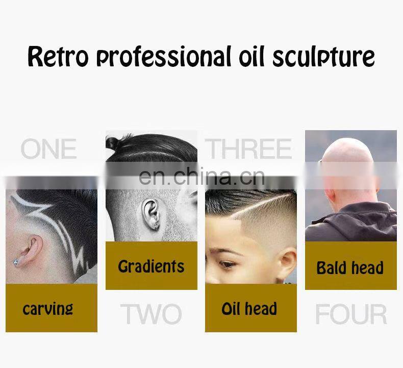 OEM Colorful Professional Rechargeable Electric Hair Cutting Machine Hair Trimmer Barber Clippers