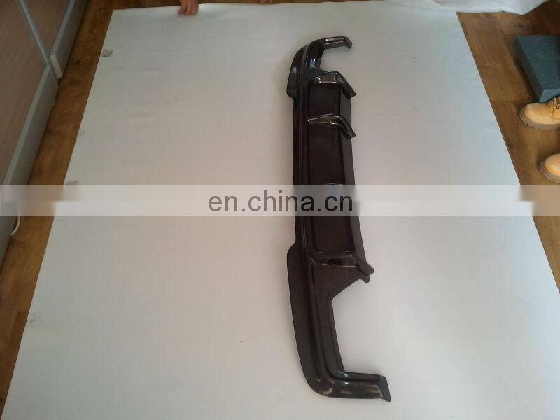 High quality Carbon fiber F10 V style front lip spoiler and diffuser for F10