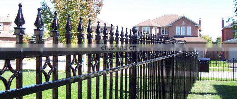 cheap and hot sales yard garden wrought iron steel fence