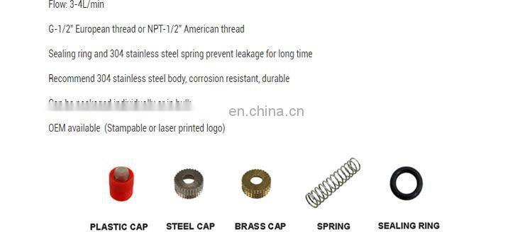 Stainless steel bite ball nipple drinker for pigs swine hog