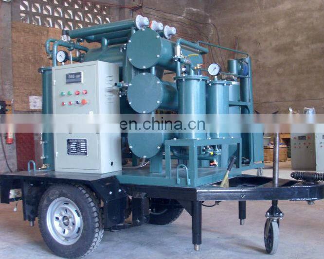 Transformer oil usage dirty oil restoration machine, degassing, drying, particulate/acidity/ sludge/ soluble oil decay removal