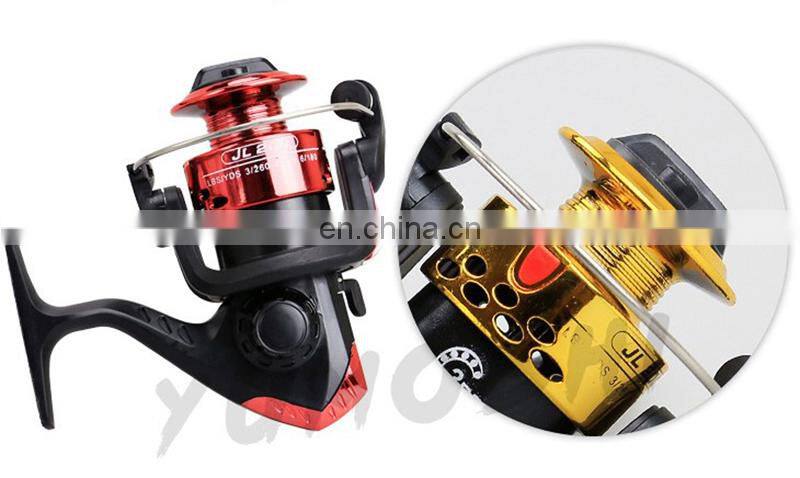 In Stock Wholesale Good Price Plastic 3BB 150g 5.2:1 Spinning Fishing Reel With Nylon Fishing Line