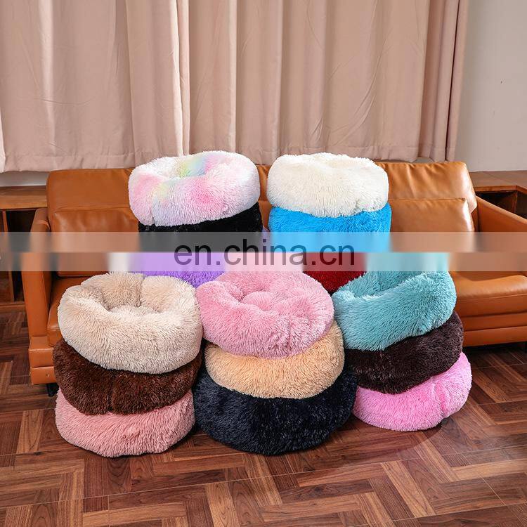 wholesale high end soft nordic bamboo decorated premium origami felt beds for large dog