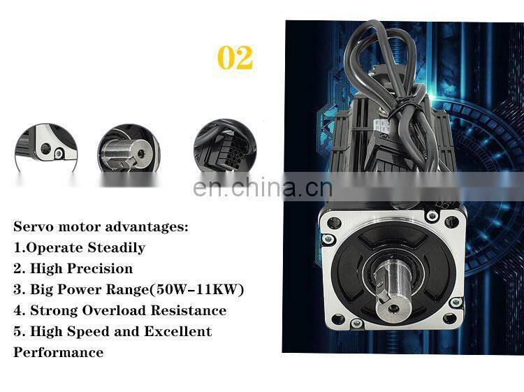 SZGH powerful servo motors high efficiency ac servo motor 100w