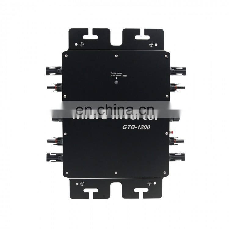 GTB-1200 Output Power 1200W Grid Tie Inverter Solar Grid Tie Micro Inverter For Solar Panel