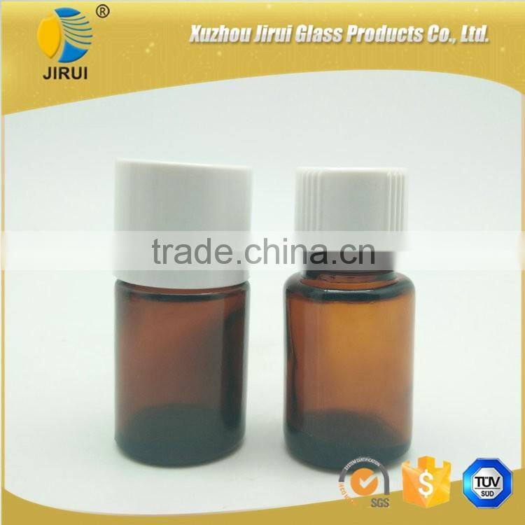 30ml amber medical glass bottle with lid