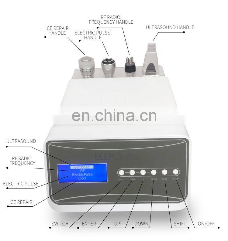 RF+Ultrasound Activate Collagen Anti-aging Skin Care Beauty Machine Face Lift Skin Rejuvenation Deep Cleaning&Moisturizing