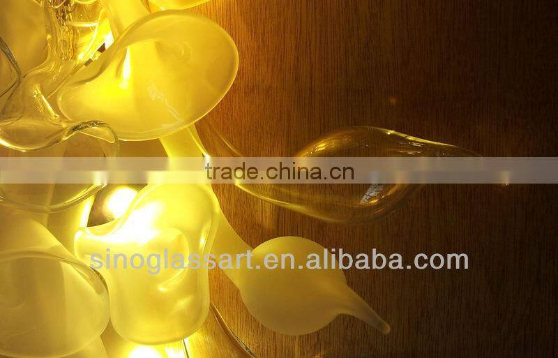 Modern Art Glass Wall Light