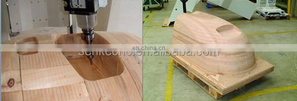 Table Moving Type 5 axis cnc router for wood foam stone mould sculpture statue