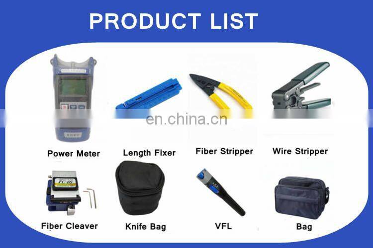 FTTH Fast Connector and Drop Cable tool kitFiber Optic Assembly Termination Tool Kit