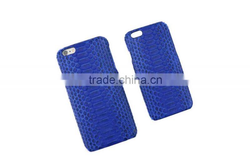 High Quality Luxury Colorful Real Python Snake Skin Leather PC Mobile Phone Case for Iphone6/6s Plus