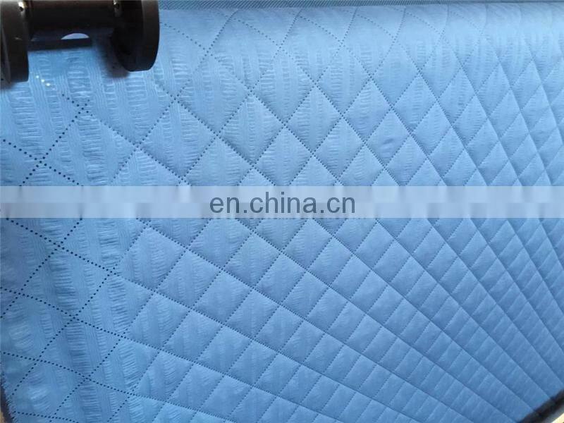 UT1800S Fabric Roll to Reel Automatic Synthetic Mattress Blanket Ultrasonic Welding Bonding Machine with Cutter