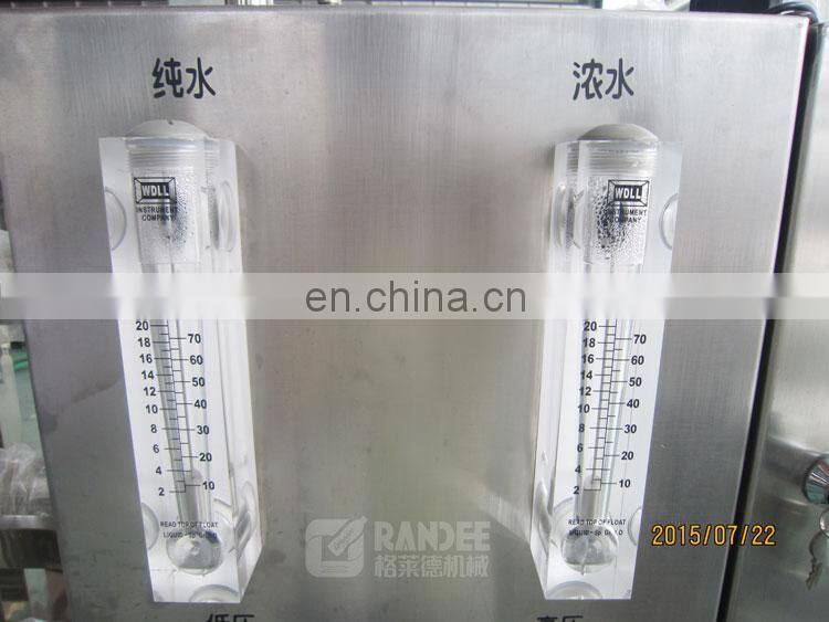 2000LPH potable ozone reverse osmosis packaged drinking water treatment system