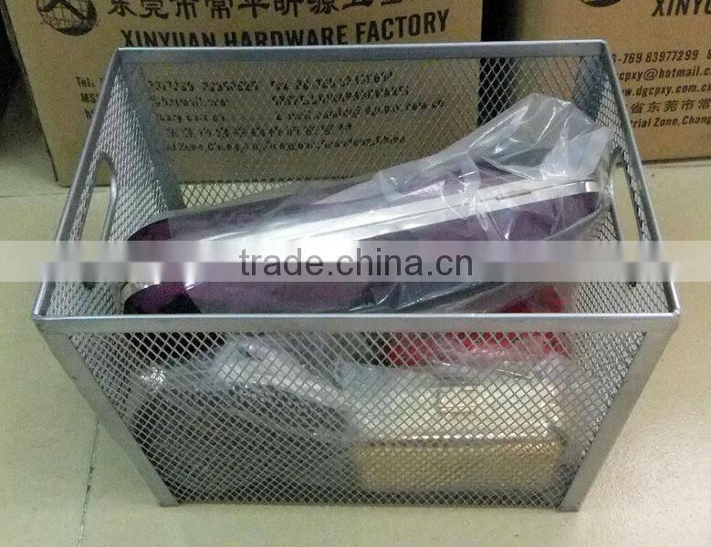 metal basket used in the office