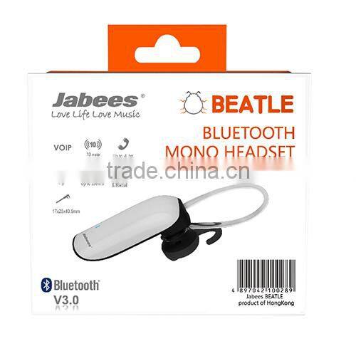 2014 new products from Jabees Basic Bluetooth headset with best price and design