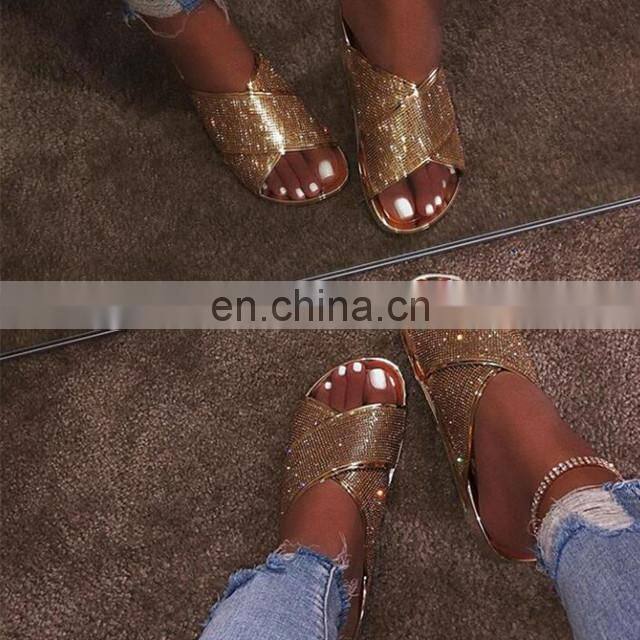 2021 Low Heel Designs Woman Sandals Shoes Summer Flat Fashion Women's Sandals