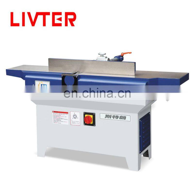 LIVTER Heavy Duty Manual Wood Thickenesser Table Jointer Woodworking Surface Planing Machine with Spiral Cutter Head