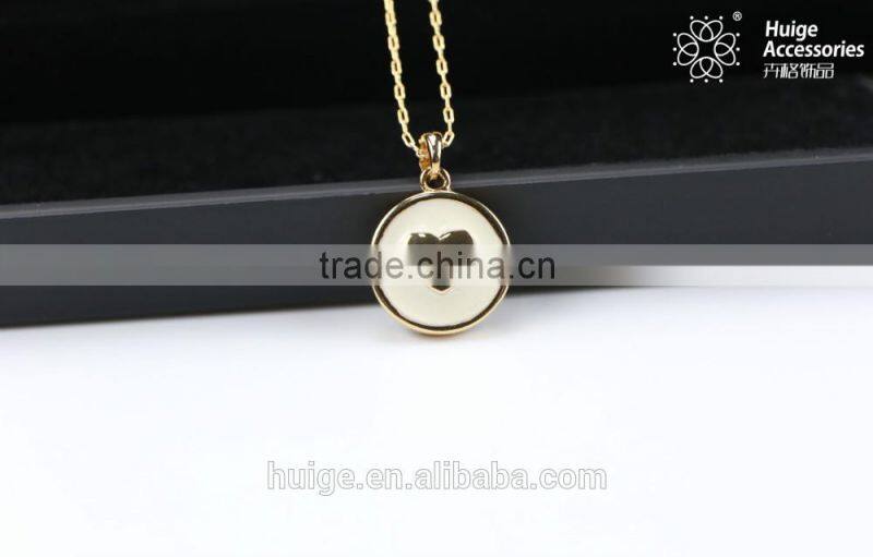 Fashion Jewellery Hot Sales Gold Plated Yiwu Brass Chain Pendant Necklace