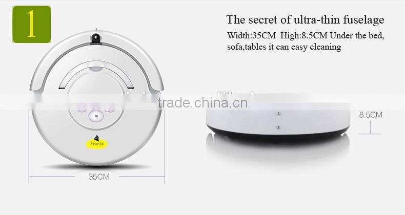 Infrared induction receiver vacuum cleaner robot / Auto recharge industrial vacuum cleaner robot M881