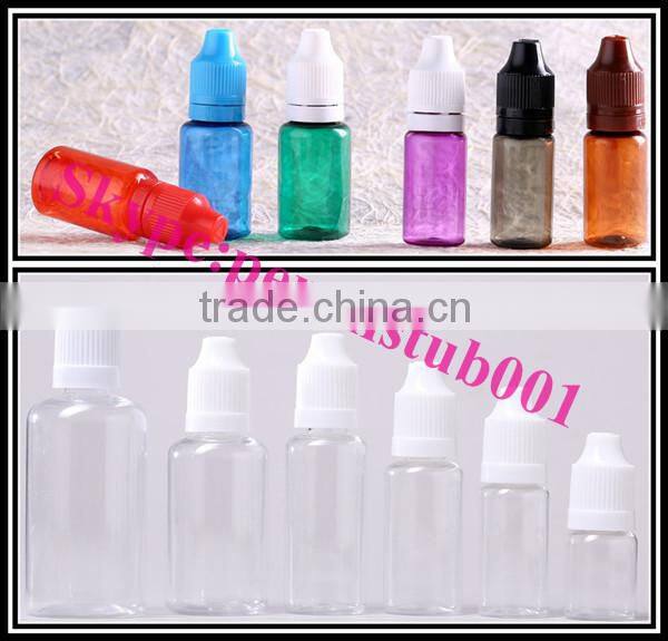 Wholesale pet bottle e liquid 30ml 50ml 20ml plastic e liquid bottle with childproof cap e-liquid bottle
