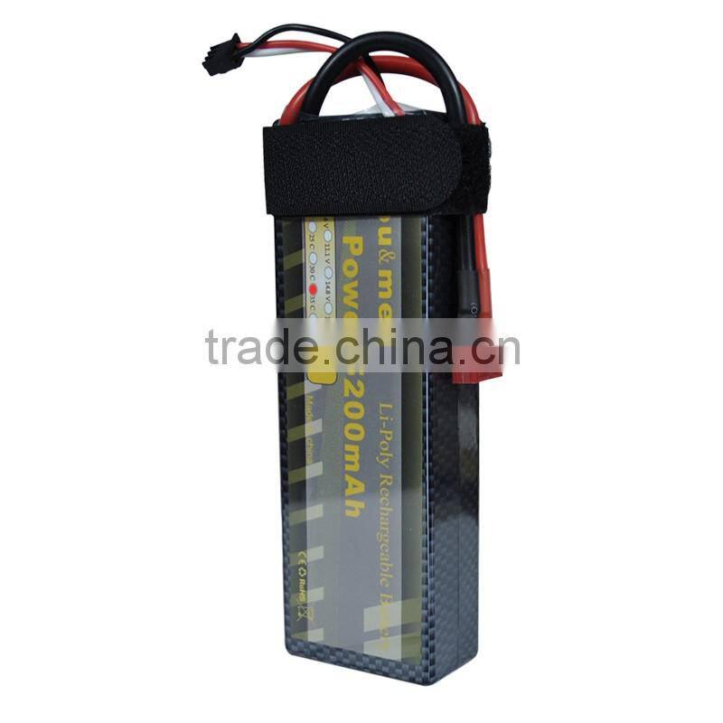 Lithium Battery Pack and Charger 5200mah 7.4v