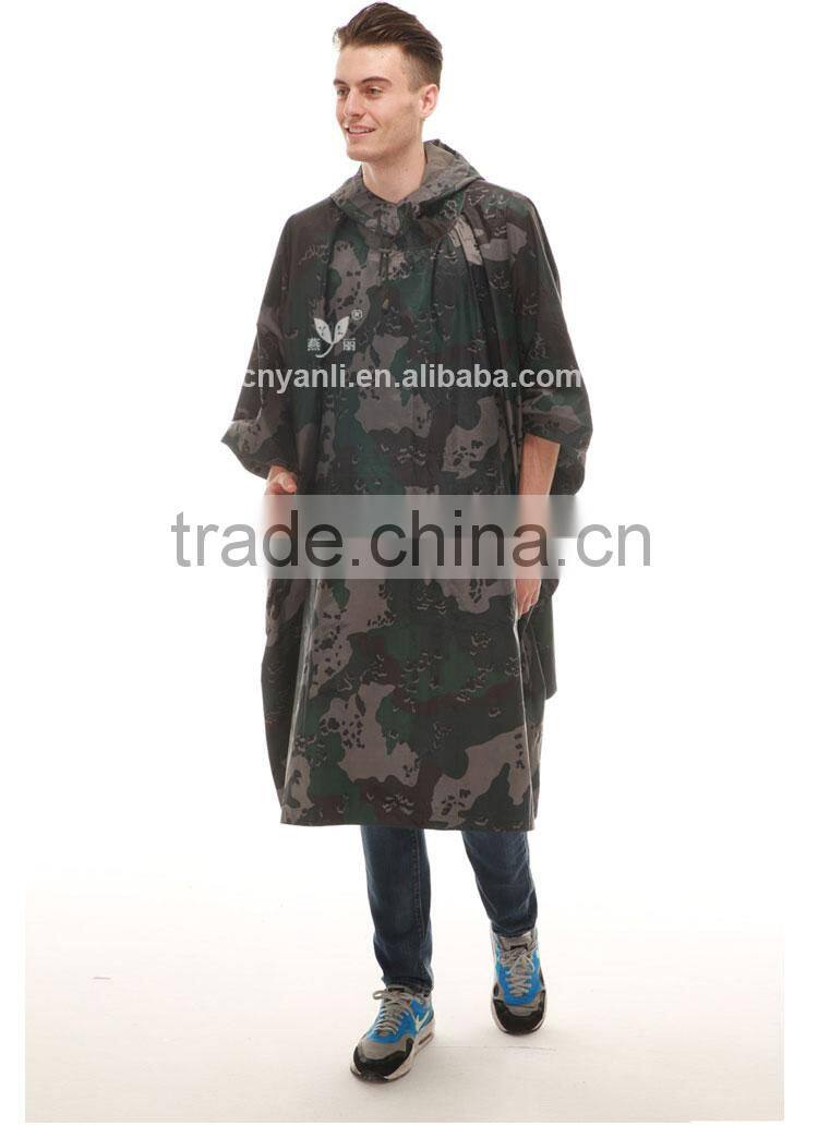 YANLI military poncho raincoat for army or tactical use