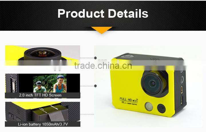 X5 Full HD 1080P@60fps 2K Wifi Action Camera 2inch Screen ,Waterproof Full HD 1080P Sport Camera