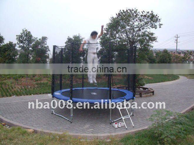 safety round jumping trampoline
