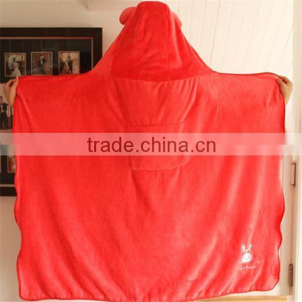 Funny design cheap soft colorful high quality adult blanket