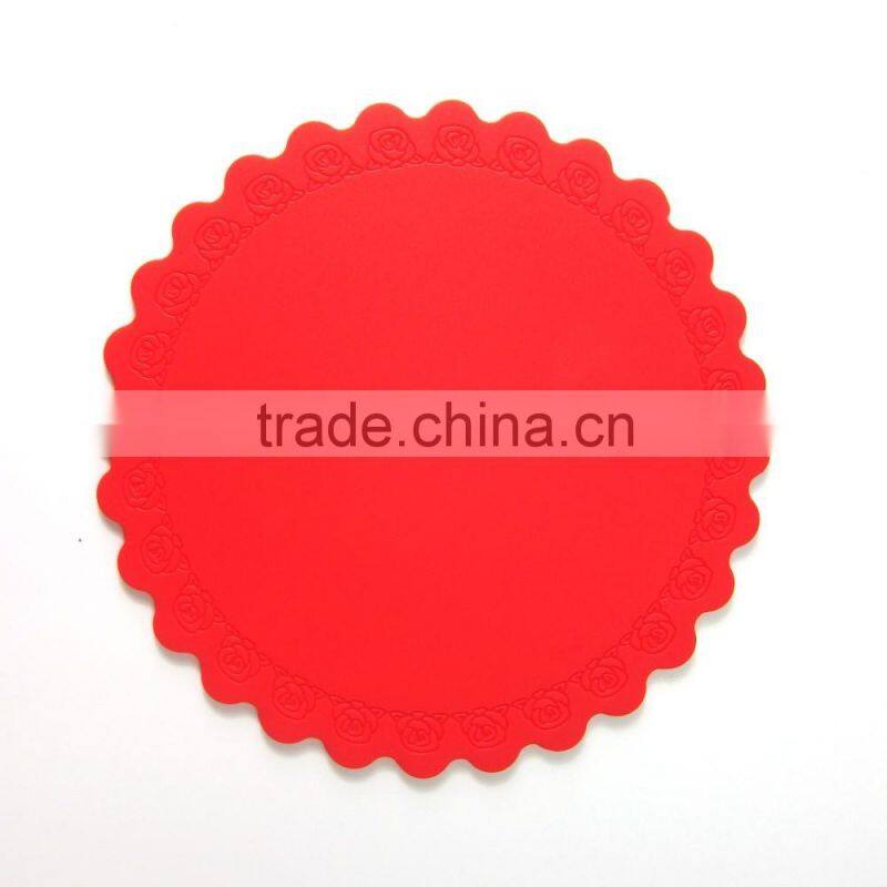 Hot Sale Amazon Silicone Cup Holders/Silicone Mat/Coaster/Silicone Cup Pad