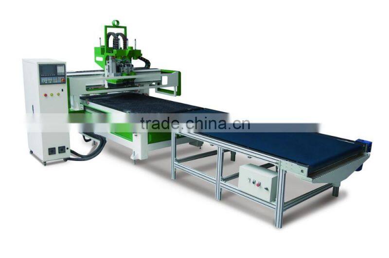 high speed 1325 dual spindle wood nesting line cnc router