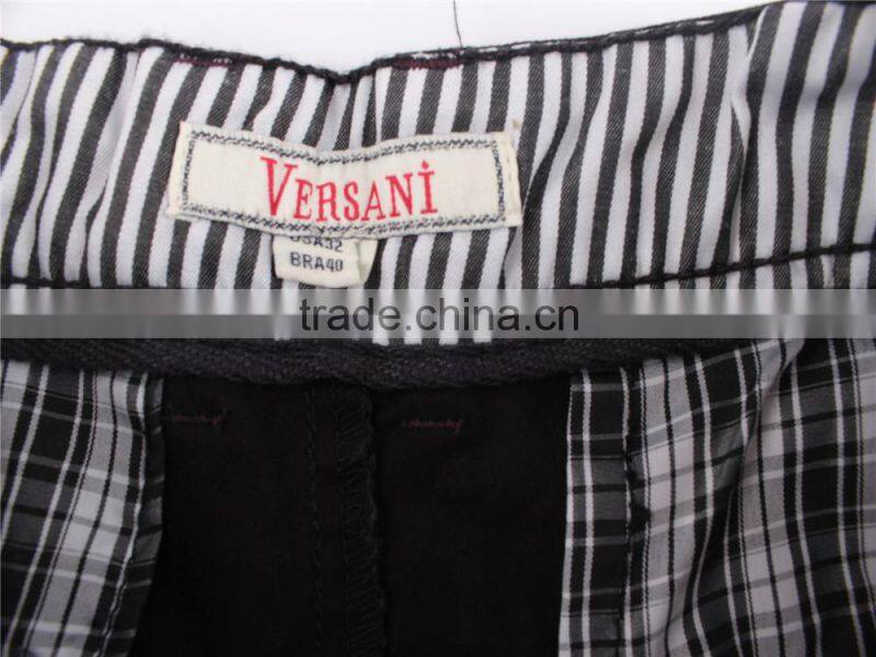 Mens cheap 100% garment stock lot printed shorts