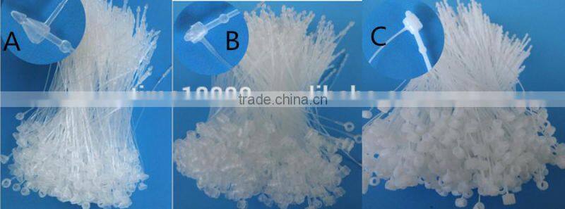 GZtime guangzhou fulling pin/arrow tag pin/ Many Size /Fine tag pin/Plastic tag pin for garments/U loop lock/plastic seals