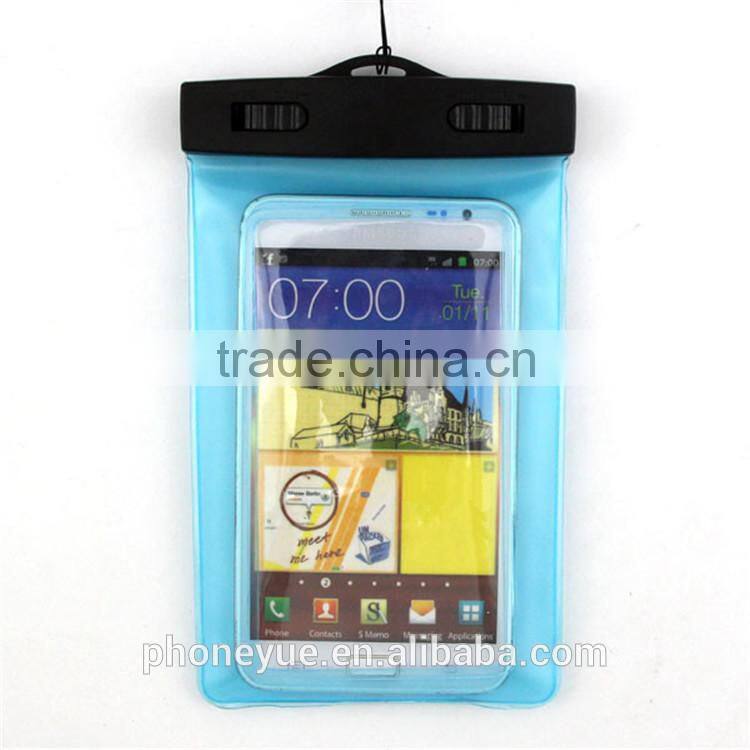 bigger size clear waterproof underwater pouch dry bag case for samsung a7