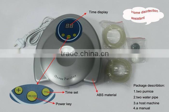 household small ozone generator water purifier ozonator for vegetables and fruits washing with LCD display