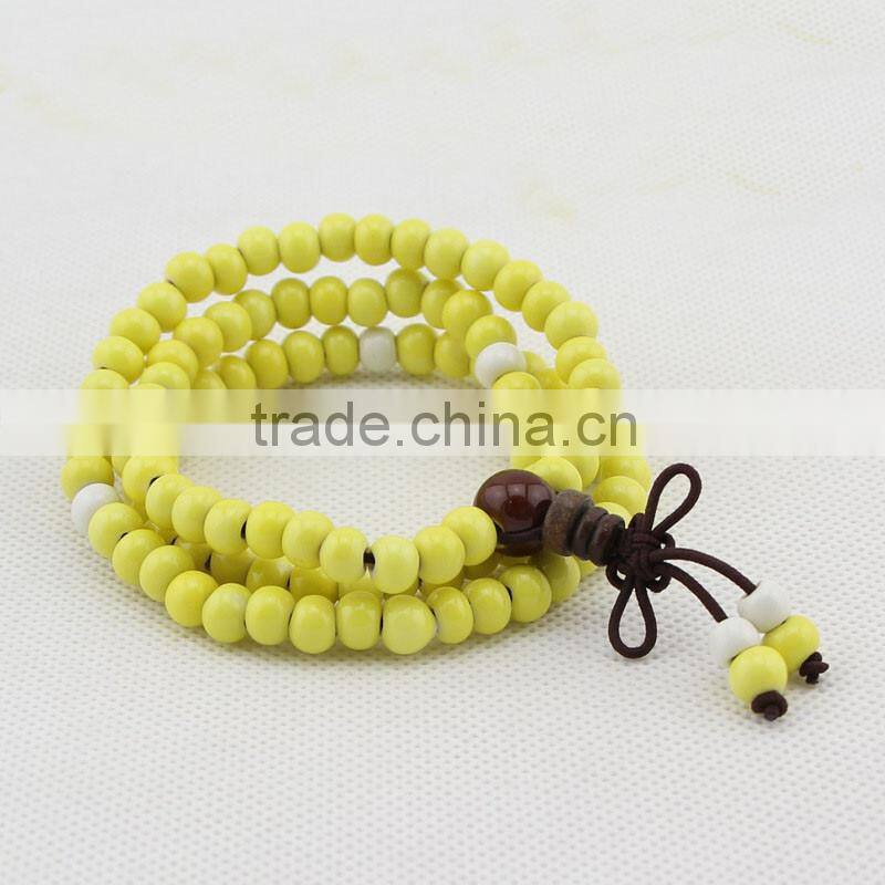 Bracelet of Ceramic Fashion Unisex Porcelain mala prayer beads wholesale