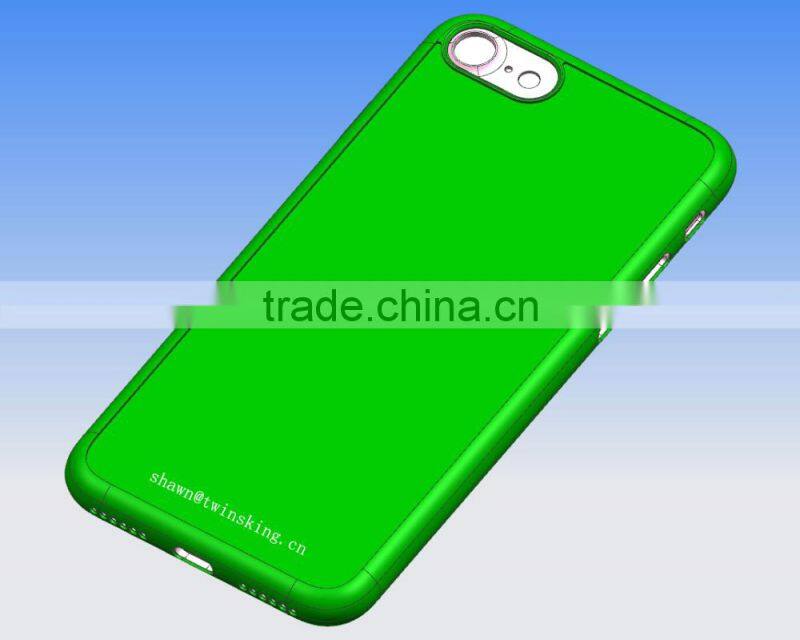 Ultra thin 0.6MM matte full protective blank case for iPhone 7 plus ,for iPhone7 groove case