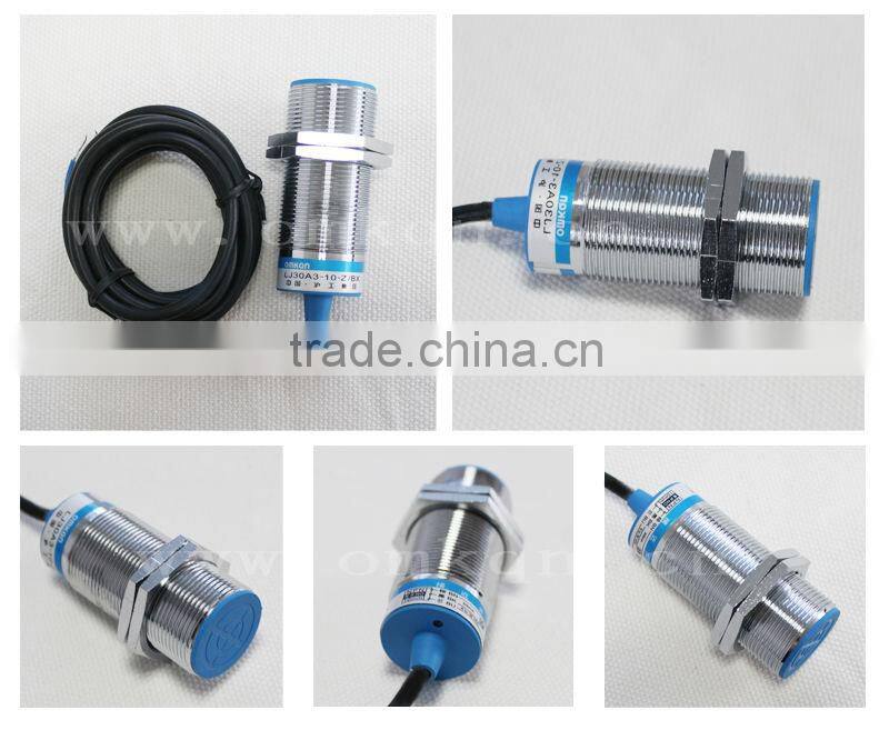High quality CE M30 DC NPN NO+NC four wire 10mm inductive proximity switch transducer LJ30A3-10-Z/CX
