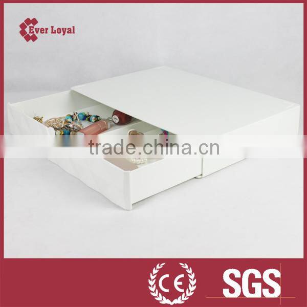 White color makeup storage drawers