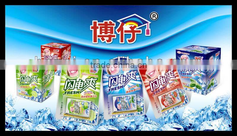 Fresh breath supplement strips