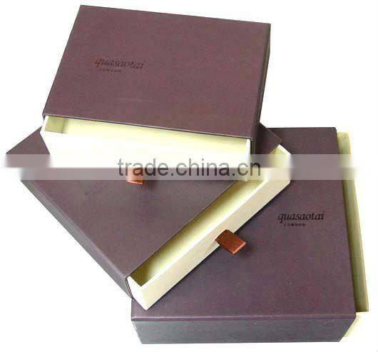Customized fancy drawer papper box