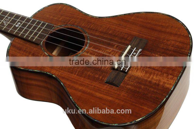 high quality 26" tenor all solid koa ukulele