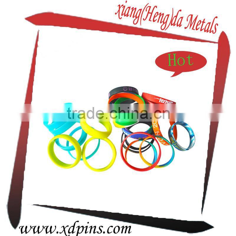 Colorful Cheap Rubber Promotional Silicon Wristband