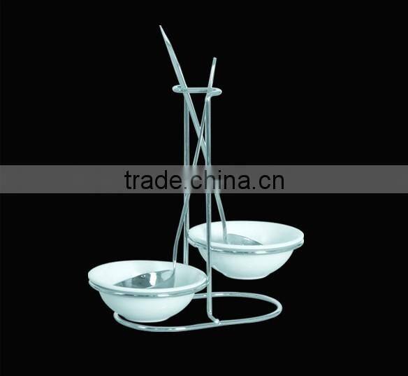 White melamine buffet set